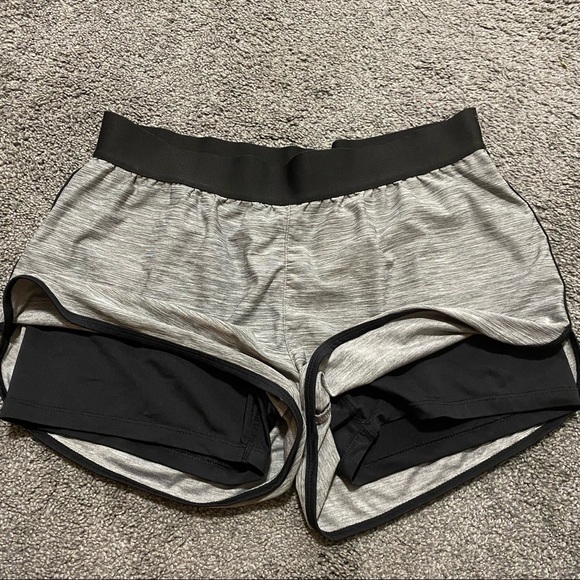 2/$20🔵 Layer 8 grey and black shorts with built in spandex - Picture 4 of 5